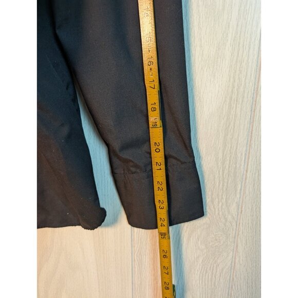 Vintage Ely Diamond Pearl Snap Chef Shirt Mens XL Long Sleeve Adult Black - Picture 5 of 6